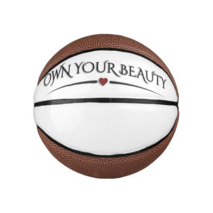 Moderne Elegante "Besitze deine Schönheit" Chic Pi Mini Basketball