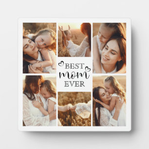 Moderne Elegante Beste Mama Allerzeit Benutzerdefi Fotoplatte