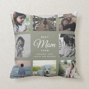Moderne Elegante Beste Mama Niedliche Fotomaterial Kissen