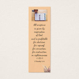 Moderne Élégante Bible Spirituelle Verse Signet