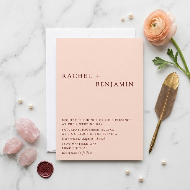 Moderne Elegante Bohemisch Einladung (Von Creator hochgeladen)