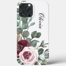 Moderne, elegante Bordeaux-Rosa Case-Mate iPhone Hülle