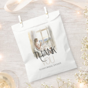 Moderne Elegante Braut im Hochzeitsgossen-Brautpar Geschenktütchen