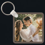 Moderne Elegante Braut und Groom Wedding Foto Keyc Schlüsselanhänger<br><div class="desc">Moderne Elegante Braut und Groom Wedding Foto Schlüsselanhänger</div>
