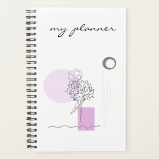 Moderne Elegante Chic Einfache Abstrakte Geometrie Planer