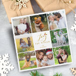 Moderne Elegante Collage 8 Fotos Weihnachten<br><div class="desc">Moderne Elegante Collage 8 Fotos Familie Weihnachtskarte. Sie können die Hintergrundfarbe ganz unten ändern, um sich mit dem gewählten Foto für die Vorderseite abzustimmen. WICHTIGER HINWEIS: Dieses Design ist Teil einer Sammlung und hat andere koordinierte Elemente, die Sie in meinem Geschäft finden können. Manchmal kann es schwierig sein, Ästhetik und...</div>