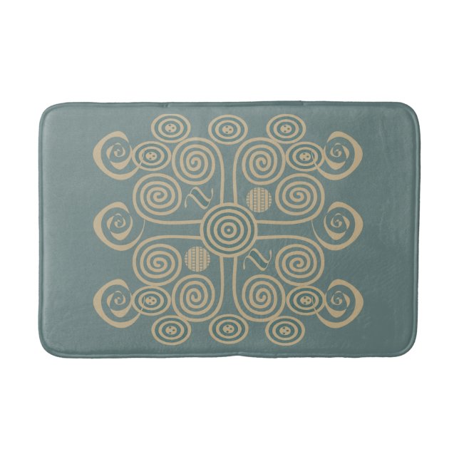 moderne elegante Designs Badematte (Vorderseite)