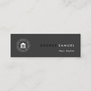 Moderne elegante einfache benutzerdefinierte Gesch Mini Visitenkarte