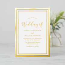 Moderne Elegante Einfache Hochzeit