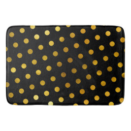 Moderne elegante, einfache, klassische Black Gold  Badematte