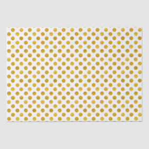 Moderne elegante, einfache, klassische weiße Goldp Seidenpapier