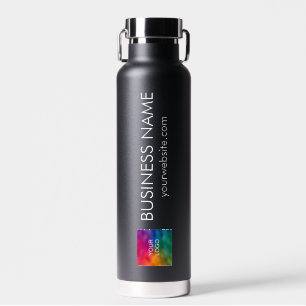 Moderne elegante einfache Laden Sie Ihr Firmenlogo Trinkflasche