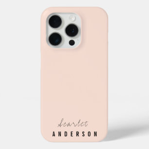 Moderne, elegante, einfache Pastellfarben Case-Mate iPhone Hülle