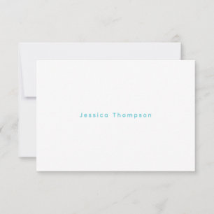 Moderne Elegante Einfache Professionelle Name RSVP Karte