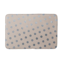 Moderne Elegante einfache Taupe & Silver Polka Dot