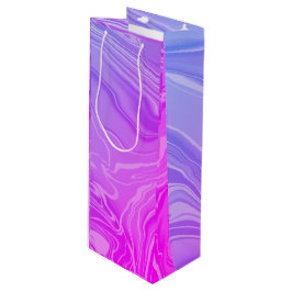 Moderne Elegante Elegante schicke Marmorplatte Geschenktüte Für Weinflaschen