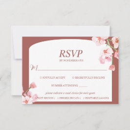 Moderne Elegante Erde RSVP Karte