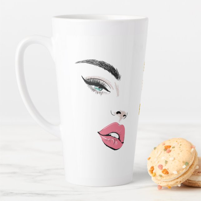 Moderne Elegante Eyes Lipno Milchtasse (Beispiel)