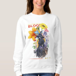 Moderne elegante Fantasy-Illustration Y2k Wich Whi Sweatshirt