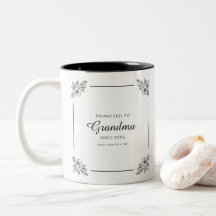 Moderne Elegante Flora Erstmaliges Grandma Keepake