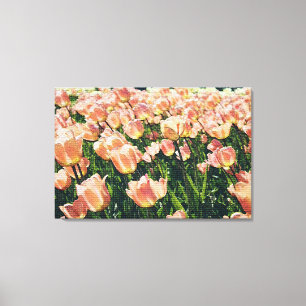 Moderne Elegante Flora Leinwanddruck
