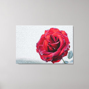 Moderne Elegante Flora Leinwanddruck