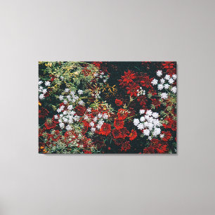 Moderne Elegante Flora Leinwanddruck