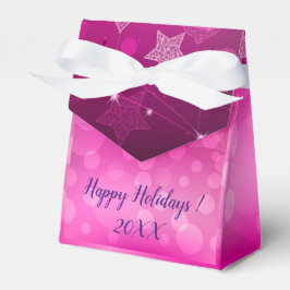 Moderne Elegante frohe Weihnachtsfeiertage Geschenkschachtel