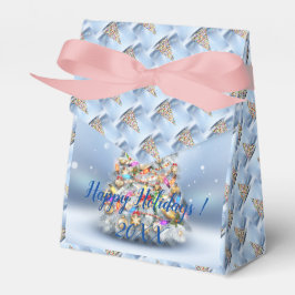 Moderne Elegante frohe Weihnachtsfeiertage Geschenkschachtel