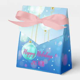 Moderne Elegante frohe Weihnachtsfeiertage Geschenkschachtel
