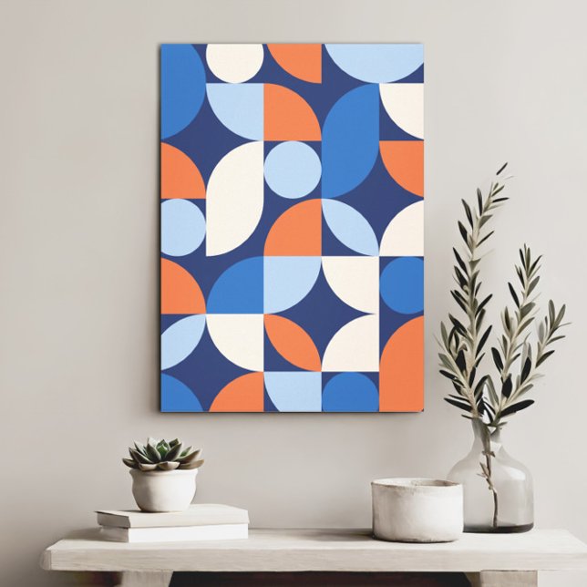 Moderne Elegante Geometrische Abstrakte Minimalist Leinwanddruck (Von Creator hochgeladen)