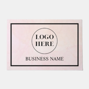 Moderne elegante Geschäft-Logo-Türmatte Fußmatte