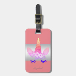 Moderne Elegante Girly, Unicorn Gepäckanhänger