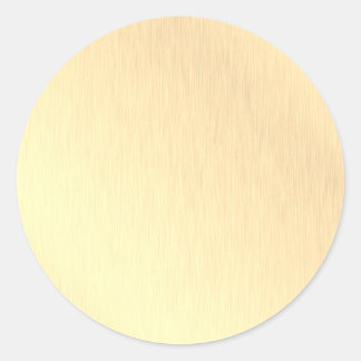 Moderne elegante glänzende falsche Gold glamouröse Runder Aufkleber