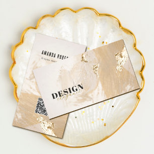 Moderne elegante Gold Foil Business Card Minimali Visitenkarte