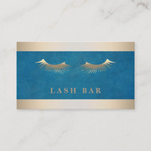 Moderne Elegante Gold Foil Metal Beruflich Visitenkarte
