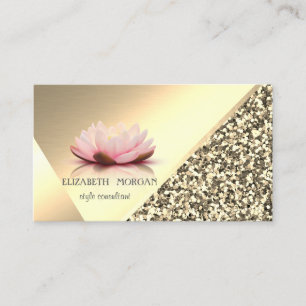 Moderne elegante goldene Glitter, geometrisch, Lot Visitenkarte