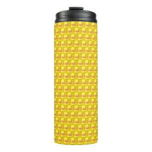 Moderne elegante goldene Punkte Thermosbecher