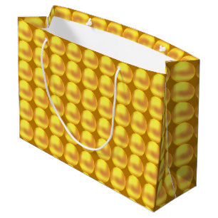 Moderne elegante Goldpunkte Große Geschenktüte
