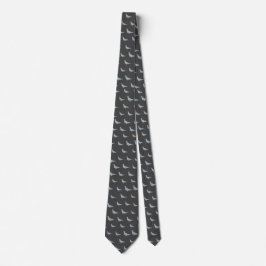 Moderne, elegante Grautaube Nahtloses Muster Krawatte