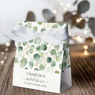 Moderne elegante Grün-Brautparty Geschenkschachtel