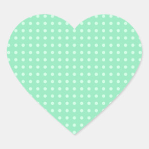 Moderne, elegante, grüne Farbvorlage Herz-Aufkleber