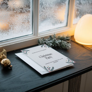 Moderne Elegante Happy Christmas Party Einladung