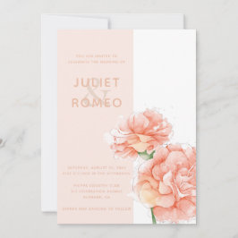 Moderne, elegante Hochzeit Einladung