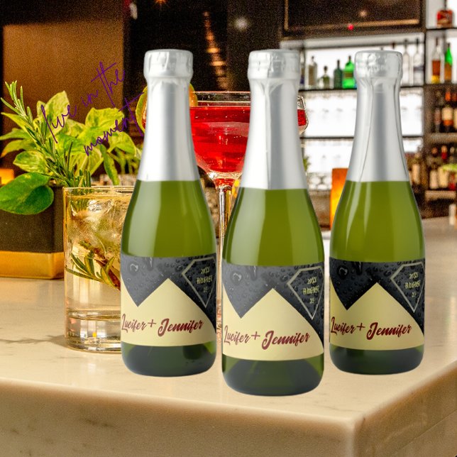 Moderne elegante Hochzeit Golden Diamant (Von Creator hochgeladen)