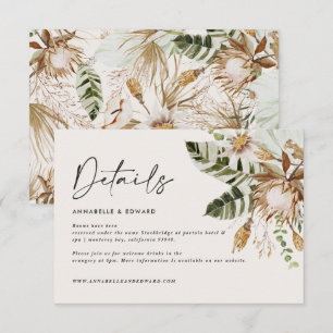 Moderne, elegante Hochzeitskarte RSVP