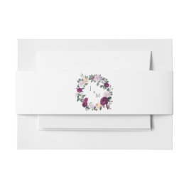 moderne, elegante Hochzeitssuite Einladungsbanderole