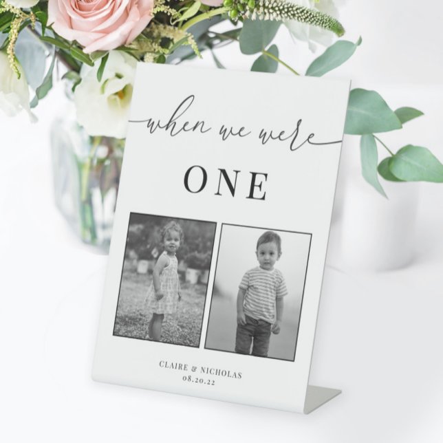 Moderne, elegante Hochzeitzeitzeitzeitzeitzeitzeit Sockelschild (Von Creator hochgeladen)