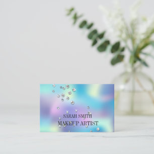 Moderne, elegante Holografie, Diamanten Visitenkarte