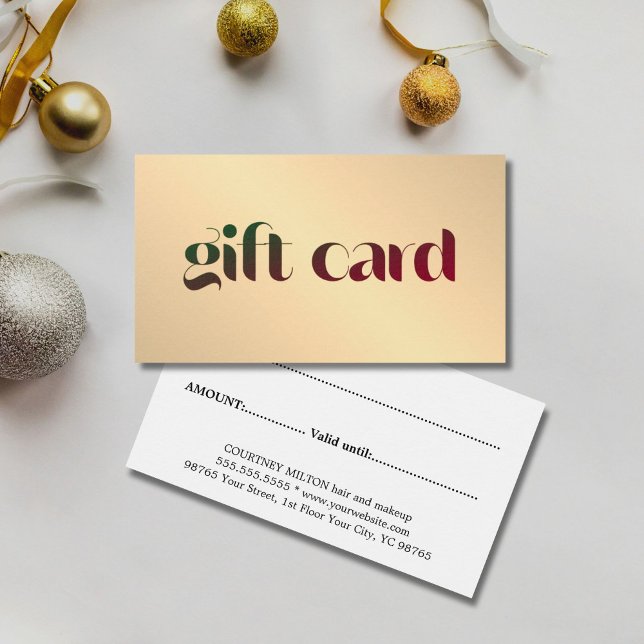 Moderne Elegante Imitats Gold Bold Salon (Von Creator hochgeladen)